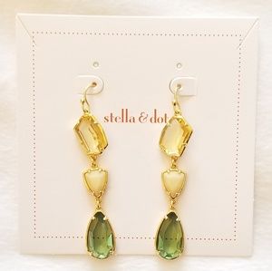 Stella & Dot Pippa Stone Earrings